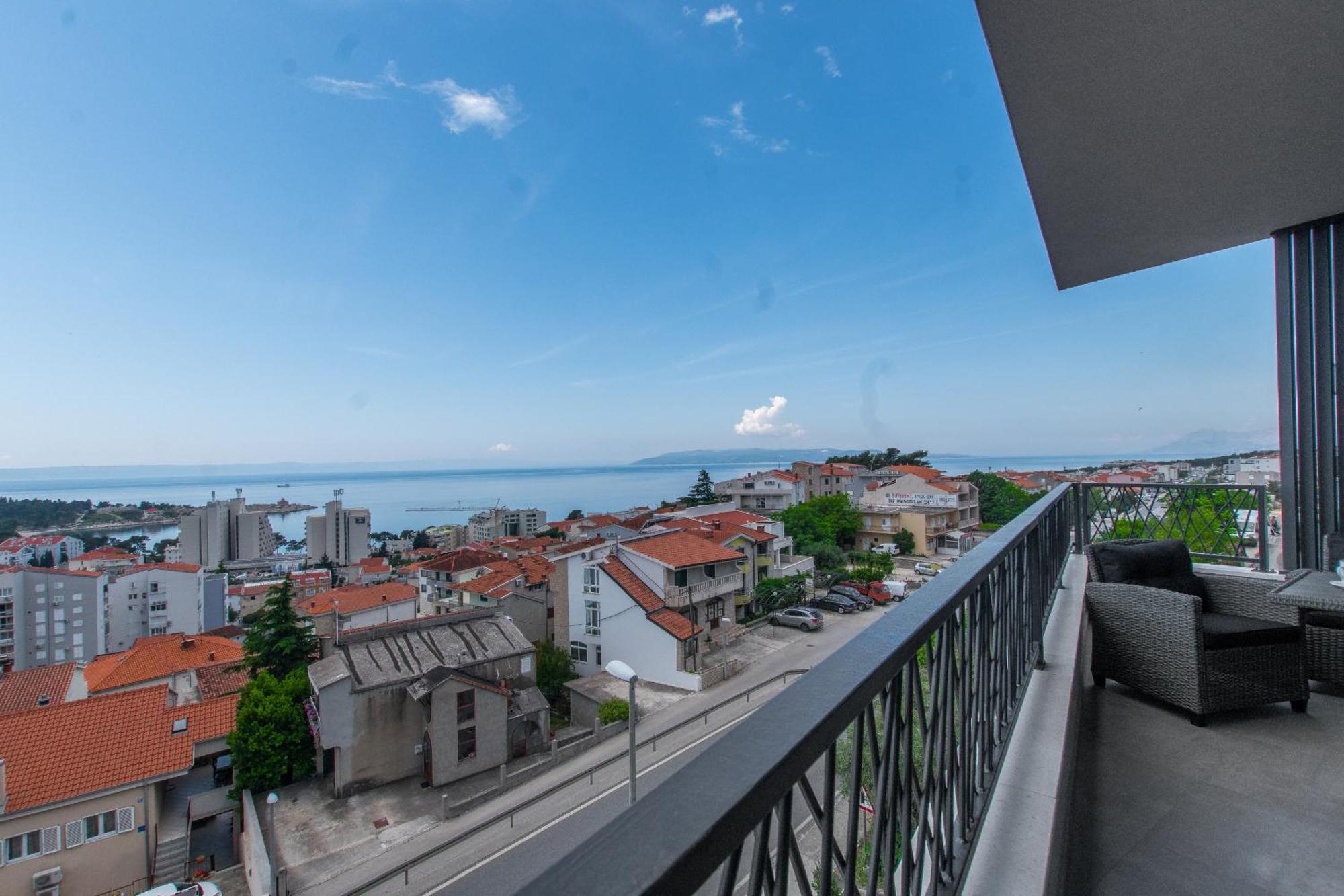 Luxury Seaview Adriatic Pearl Apartment Makarska